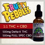 delta-8 THC with CBD 500mg each 1000mg total